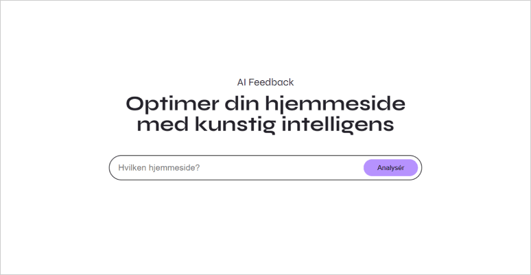 AI Feedback-værktøj